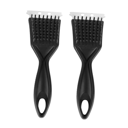 SWETRACE Barbecue Brushes PP 2Pcs 8.1x2.6x1.6in Grill Maintenance Barbecue.