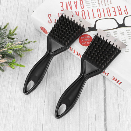 SWETRACE Barbecue Brushes PP 2Pcs 8.1x2.6x1.6in Grill Maintenance Barbecue.