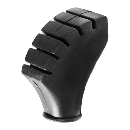 SWETRACE Trekking Pole Foot Cover Walking Pole Tips Black 10PCS 2.2x0.7in.