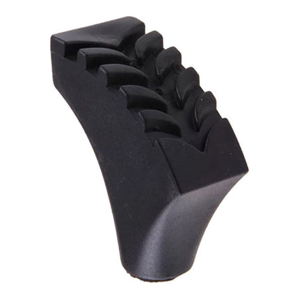 SWETRACE Trekking Pole Foot Cover Walking Pole Tips Black 10PCS 2.2x0.7in.
