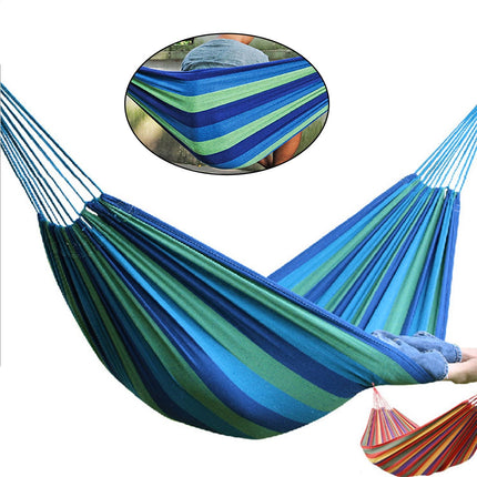 SWETRACE Hammocks for Adults Canvas Blue 1Set 110x31in.