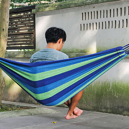 SWETRACE Hammocks for Adults Canvas Blue 1Set 110x31in.