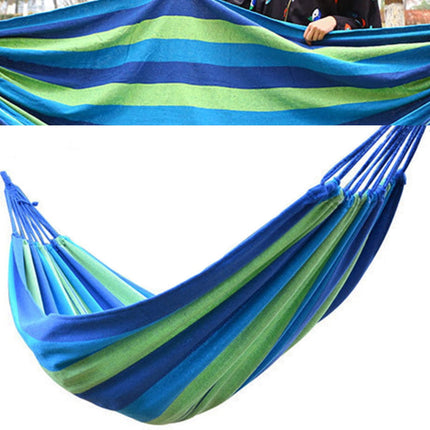 SWETRACE Hammocks for Adults Canvas Blue 1Set 110x31in.