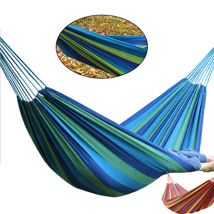 SWETRACE Hammocks for Adults Canvas Blue 1Set 110x31in.