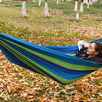 SWETRACE Hammocks for Adults Canvas Blue 1Set 110x31in.