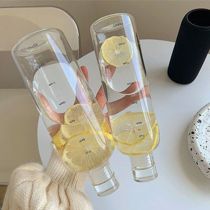 SWETRACE 1Set Water Bottle Transparent Portable and Anti-leakage for Home and Office Use 500Ml.