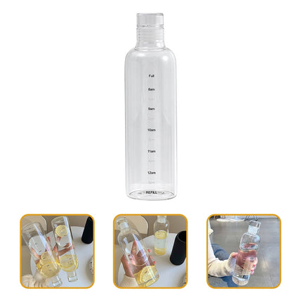 SWETRACE 1Set Water Bottle Transparent Portable and Anti-leakage for Home and Office Use 500Ml.