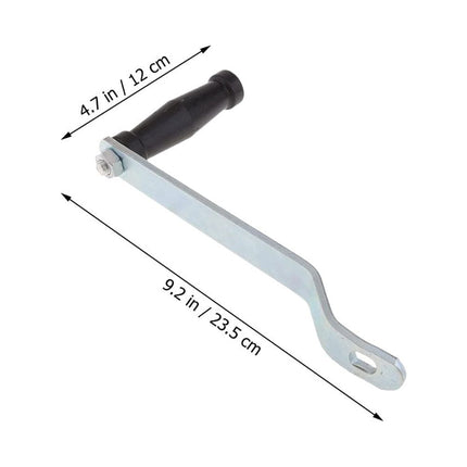 SWETRACE Sturdy and Durable Boat Winch Handle 1Pack with Zinc Plated and Black.