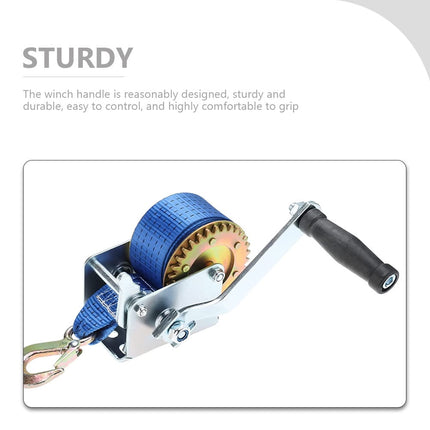 SWETRACE Sturdy and Durable Boat Winch Handle 1Pack with Zinc Plated and Black.