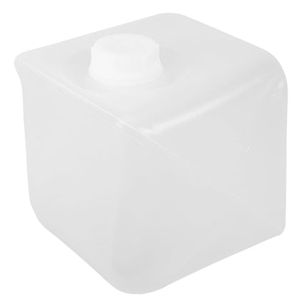 SWETRACE Collapsible Water Container with Lid Large Capacity Portable Transparent Plastic for Outdoor Use Camping and Hiking 5L.