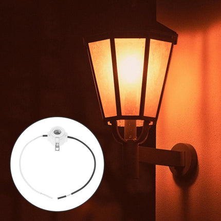 SWETRACE 1Set Ceramic Light Socket Multi Color for Residential Use Lamp Socket 11.8X1.6X0.9In.
