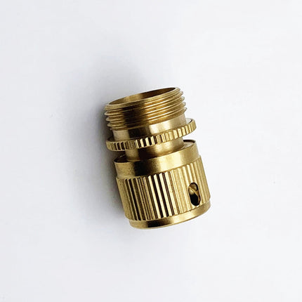 SWETRACE Water Hose Quick Disconnect 1Set Copper for Garden and RV 4.2x2.5x2.5Cm.