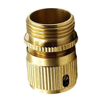 SWETRACE Water Hose Quick Disconnect 1Set Copper for Garden and RV 4.2x2.5x2.5Cm.