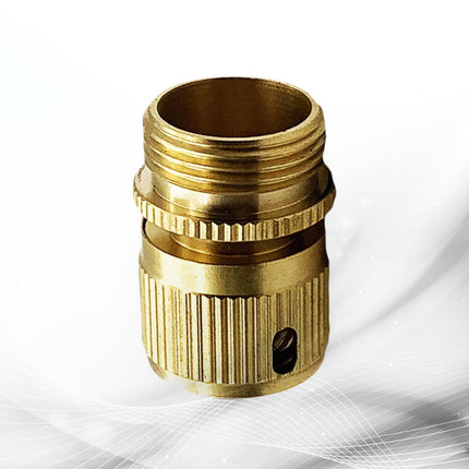 SWETRACE Water Hose Quick Disconnect 1Set Copper for Garden and RV 4.2x2.5x2.5Cm.