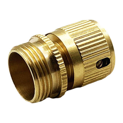 SWETRACE Water Hose Quick Disconnect 1Set Copper for Garden and RV 4.2x2.5x2.5Cm.