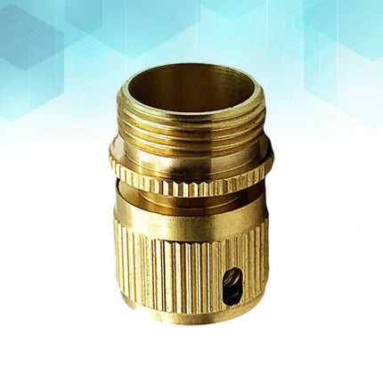 SWETRACE Water Hose Quick Disconnect 1Set Copper for Garden and RV 4.2x2.5x2.5Cm.