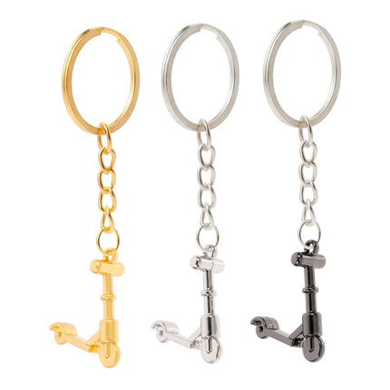 SWETRACE Mini Scooter Shaped Keychains 3Pcs Zinc Alloy Handbag Purse Car Decorations Christmas New Year.