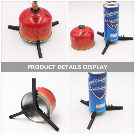 SWETRACE 2Pcs Compact Can Stabilizer for Camping Stove with Adjustable Support.