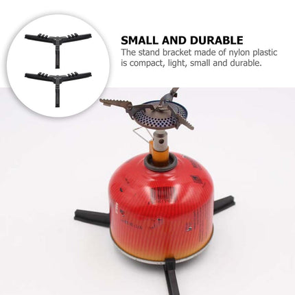 SWETRACE 2Pcs Compact Can Stabilizer for Camping Stove with Adjustable Support.