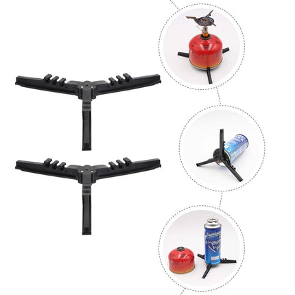 SWETRACE 2Pcs Compact Can Stabilizer for Camping Stove with Adjustable Support.