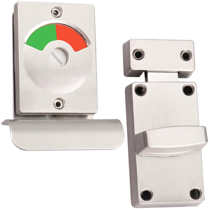 SWETRACE Restroom Stall Door Lock with Indicator 1 Set for Bathrooms and Public Restrooms.