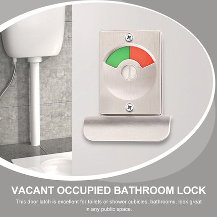 SWETRACE Restroom Stall Door Lock with Indicator 1 Set for Bathrooms and Public Restrooms.