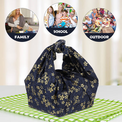 SWETRACE Square Japanese Style Wrapping Cloth Blue 1Pack 27.6x27.6in.
