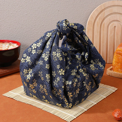 SWETRACE Square Japanese Style Wrapping Cloth Blue 1Pack 27.6x27.6in.