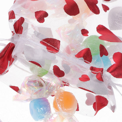 SWETRACE 25Pcs Small Goodie Bags for Valentine's Day and Wedding Treats.