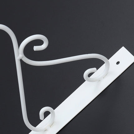 SWETRACE Outdoor Hanging Bracket Flower Basket Hanging Hook Iron 1 Piece.