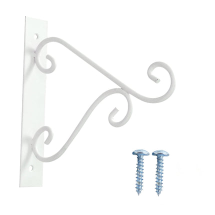SWETRACE Outdoor Hanging Bracket Flower Basket Hanging Hook Iron 1 Piece.