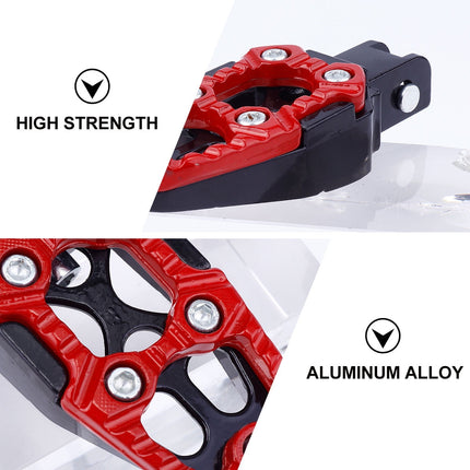 SWETRACE Aluminum Alloy Pedal Red 1 Pair.