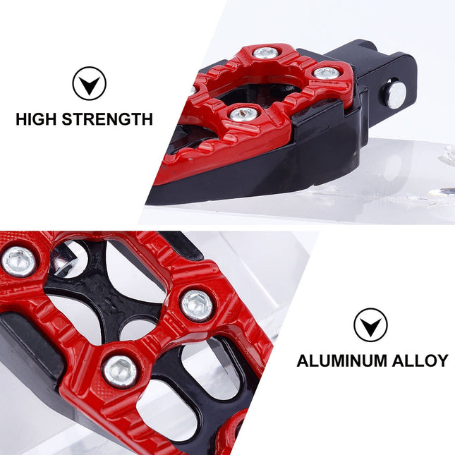 SWETRACE Aluminum Alloy Pedal Red 1 Pair.