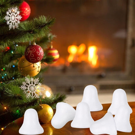 SWETRACE Ornaments Bell Model White Foams 40Pcs Jingle Bell Design.
