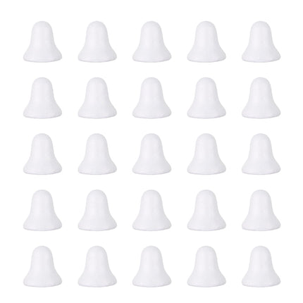 SWETRACE Ornaments Bell Model White Foams 40Pcs Jingle Bell Design.