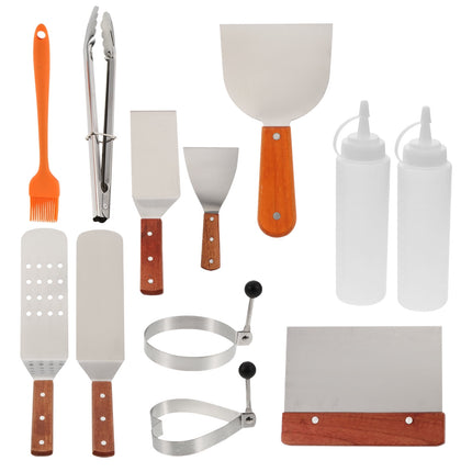 SWETRACE Grill Accessory Bbq Grill Utensils Set Stainless Steel 1 Set 12Pcs.