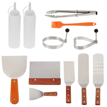 SWETRACE Grill Accessory Bbq Grill Utensils Set Stainless Steel 1 Set 12Pcs.