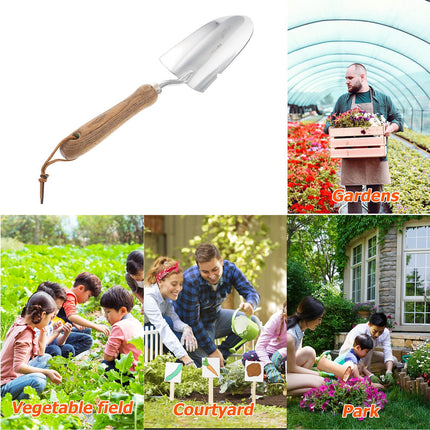 SWETRACE Garden Hand Trowel Assorted Color Stainless Steel 1Pcs 13.4X3.3in.