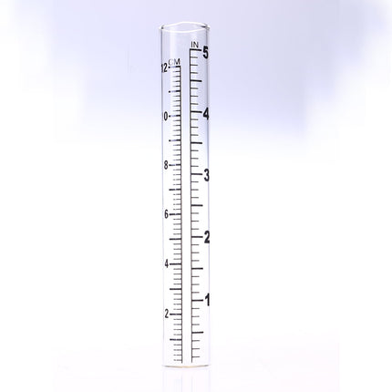 SWETRACE Flat Bottomed Gauge Test Tube With Scale For Weather Measurement Design For Farming And Climate Research.