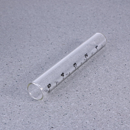 SWETRACE Flat Bottomed Gauge Test Tube With Scale For Weather Measurement Design For Farming And Climate Research.