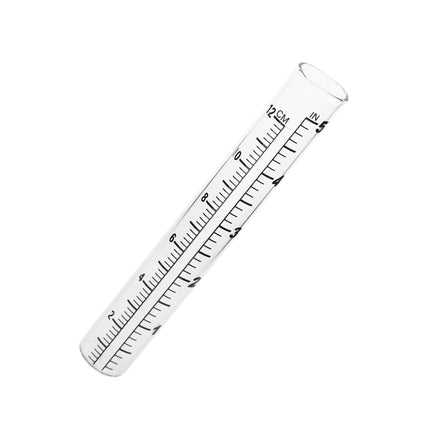 SWETRACE Flat Bottomed Gauge Test Tube With Scale For Weather Measurement Design For Farming And Climate Research.