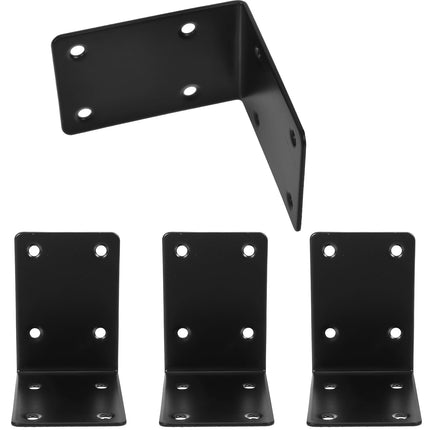 SWETRACE 4Pcs Decorative L Brackets for Railing Right Angle and Shelf Support.