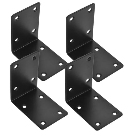 SWETRACE 4Pcs Decorative L Brackets for Railing Right Angle and Shelf Support.