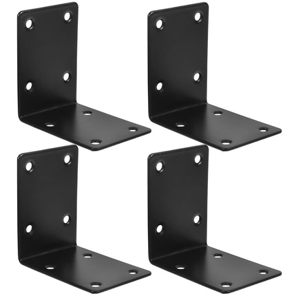 SWETRACE 4Pcs Decorative L Brackets for Railing Right Angle and Shelf Support.