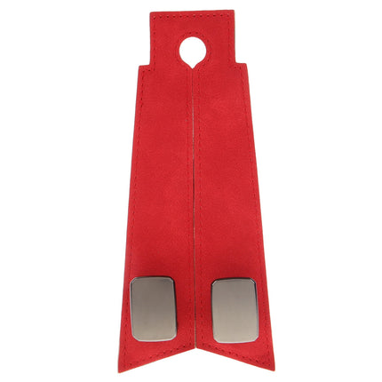SWETRACE 1Set Red Pu Iron Car Seat Hook for Vehicle Interior Accessories with Luxury Fashionable Design 11.8x3x0.9in.