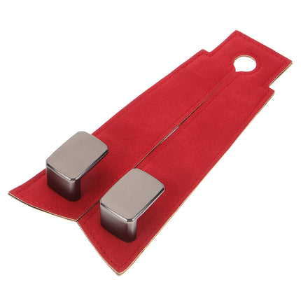 SWETRACE 1Set Red Pu Iron Car Seat Hook for Vehicle Interior Accessories with Luxury Fashionable Design 11.8x3x0.9in.