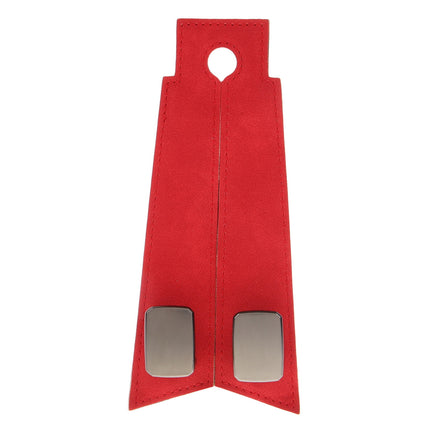 SWETRACE 1Set Red Pu Iron Car Seat Hook for Vehicle Interior Accessories with Luxury Fashionable Design 11.8x3x0.9in.