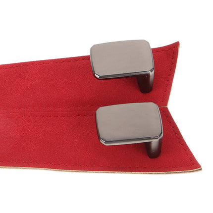 SWETRACE 1Set Red Pu Iron Car Seat Hook for Vehicle Interior Accessories with Luxury Fashionable Design 11.8x3x0.9in.
