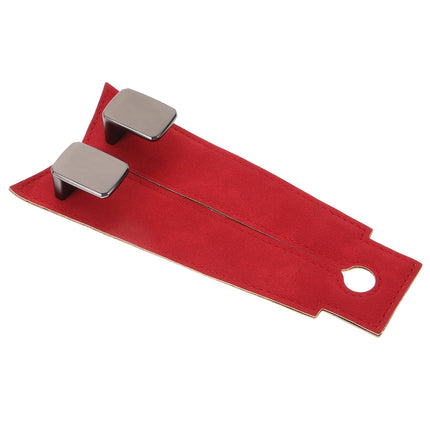 SWETRACE 1Set Red Pu Iron Car Seat Hook for Vehicle Interior Accessories with Luxury Fashionable Design 11.8x3x0.9in.
