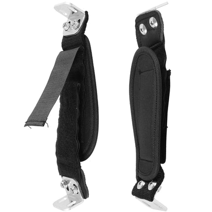 SWETRACE 1 Pair Nylon Alloy Skateboard Foot Band Strap for Electric Skateboarding Outdoor Activities 9.4x3.1x1.2in.